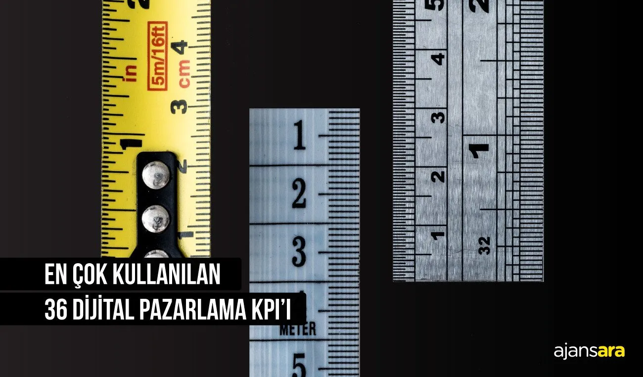 En cok kullanilan 36 dijital pazarlama kpii ajansara dijital ajanslar ajansara