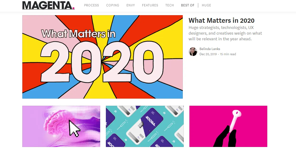 Magenta görsel yaratıcı ajansların takip etmesi gereken 20 blog ajansara