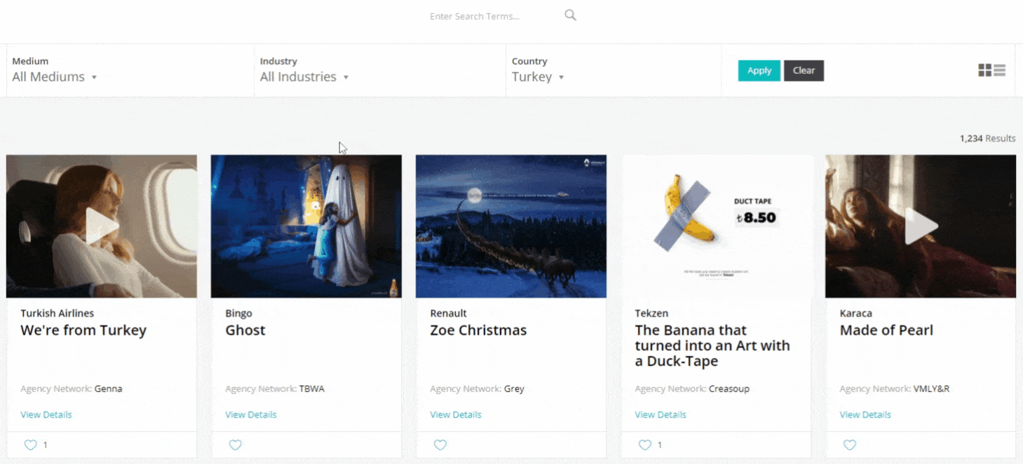 Yaratıcı ajansların takip etmesi gereken 20 blog ads of the world filtre gösterim
